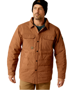 [10052686] Ariat Men's Rebar Cordura Ripstop Light Weight Insulated Shirt Jacket- Aztec