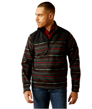 [10052088] MNS BASIS 2.0 1/4 ZIP SWEATSHIRT BLACK SOUTHWEST