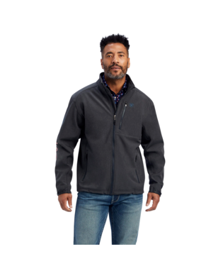 [10041439] MNS LOGO 2.0 PATRIOT SFTSHLL JACKET CHARCOAL