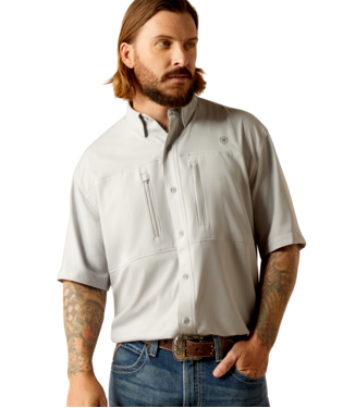 [10048846] MNS VENTTEK SHORT SLEEVE SHIRT SILVER LINING