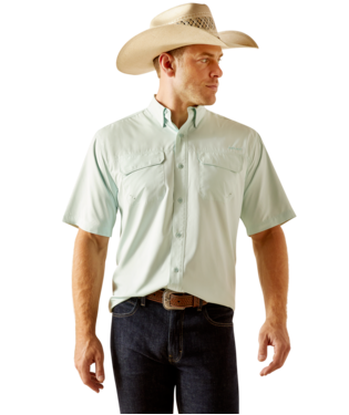 [10051319] MNS VENTTEK OUTBOUND SHORT SLEEVE SHIRT BLEACHED AQUA