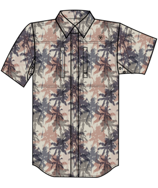 [10051343] MNS VENTTEK SHORT SLEEVE SHIRT SUEDE