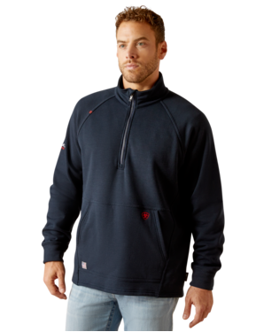 Ariat Men's FR Primo 2.0 1/4 Zip Sweater Navy