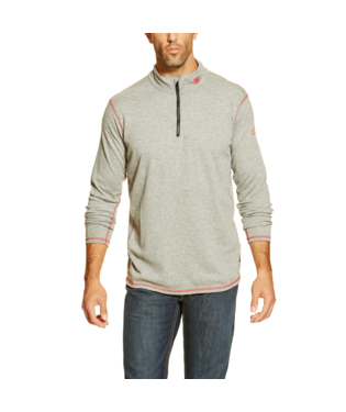 MNS FR POLARTEC 1/4 ZIP HEATHER GRAY