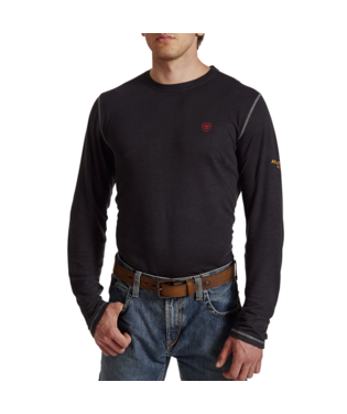 [10014892] MNS FR POLARTEC LONG SLEEVE BASELAYER BLACK