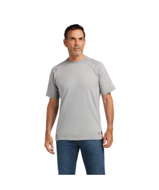 MNS FR WORK CREW SHORT SLEEVE T SHIRT SILVER FOX