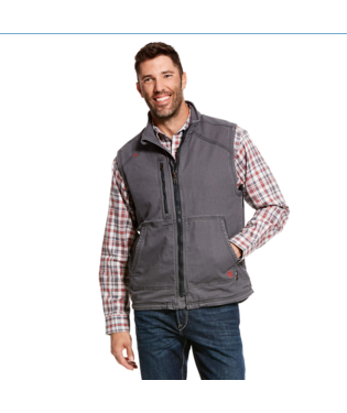 MNS FR DRALHT STRCH CNVS INSULATED VEST IRON GREY