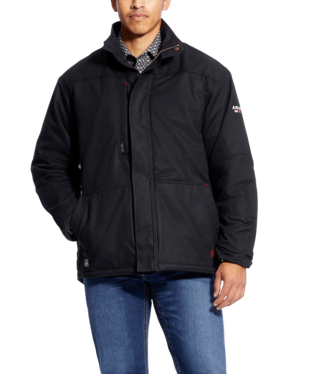 *CLOSE OUT* Ariat Men's FR Workhorse Insulated Jacket- Black