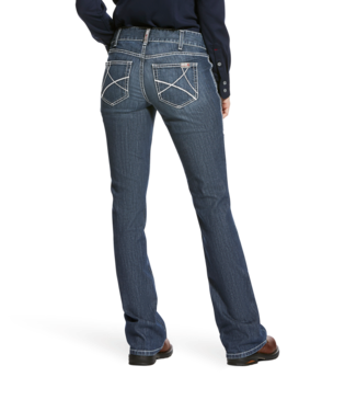 WMS FR MD RSE DRLT ELLA BOOT CUT JEANS AZURITE