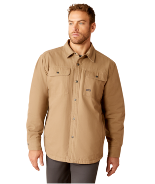 [10052426] MNS REBAR CANVAS SHIRT JACKET KHAKI