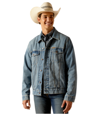 [10048254] MNS DENIM TRUCKER JACKET ROBY