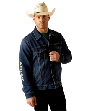 [10048255] MNS DENIM TEAM TRUCKER JACKET RICHFORD