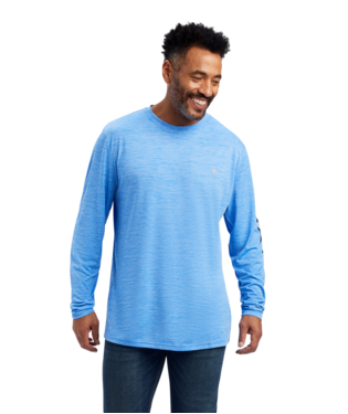 [10041002] MNS CHARGER LOGO LONG SLEEVE T SHIRT AEGEAN BLUE