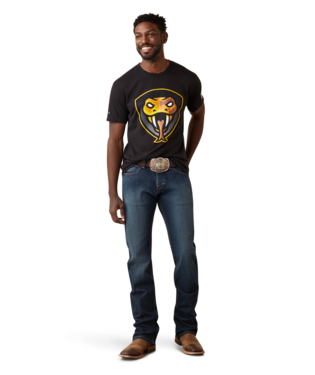 [10043296] MNS RATTLERS HEAD SHORT SLEEVE T SHIRT BLACK