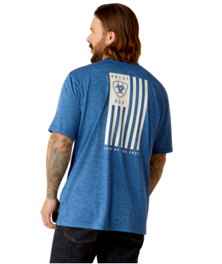 [10048578] MNS CHARGER ARI SPIRITED SHORT SLEEVE T SHIRT MONACO BLUE