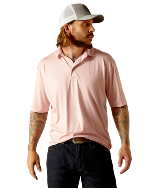 [10048727] MNS CHARGER 2.0 SHORT SLEEVE POLO PINK DAISY