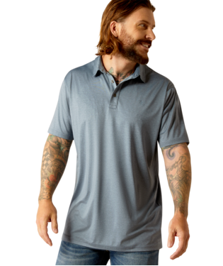 [10048782] MNS CHARGER 2.0 FTD SHORT SLEEVE POLO NEWSBOY BLUE