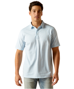 [10050541] MNS RETRO SHORT SLEEVE POLO CASHMERE BLUE