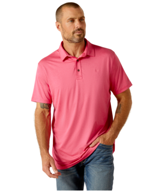[10051312] MNS CHARGER 2.0 FTD SHORT SLEEVE POLO PINK PULSE