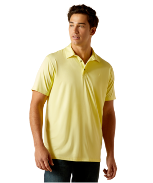 [10051348] MNS CHARGER 2.0 FTD SHORT SLEEVE POLO VANILLA YELLOW