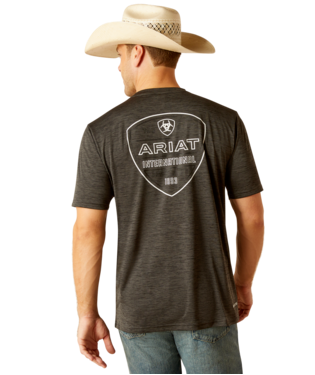 [10051356] MNS CHARGER CRESTLINE SHORT SLEEVE T SHIRT CHARCOAL