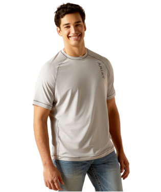 [10051369] MNS 360 AIRFLOW SHORT SLEEVE T SHIRT SILVER SCONCE