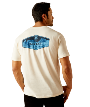[10051448] MNS ARIAT SEDONA PEAKS SHORT SLEEVE T SHIRT OFF WHITE