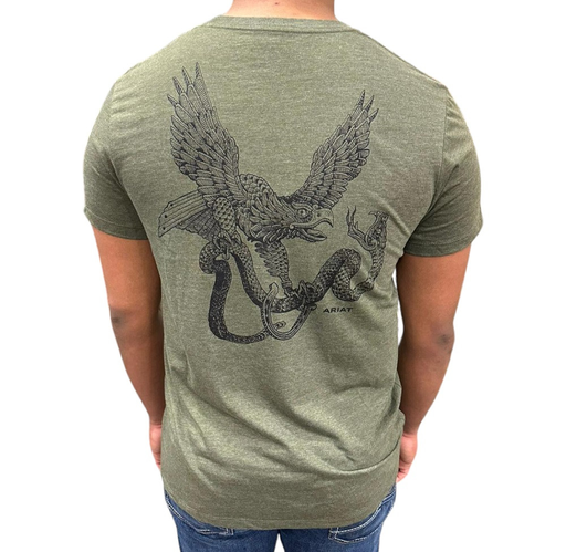 [10051673] MNS MICHOACAN SHORT SLEEVE T SHIRT IESMU MILITARY HEATHER