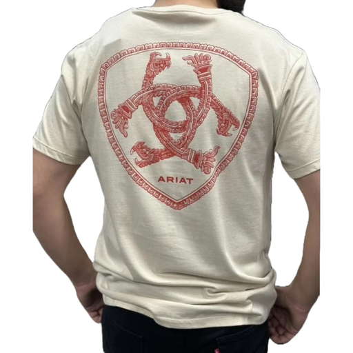 [10051675] MNS MAYAN SHIELD IESMU SHORT SLEEVE T SHIRT NAT