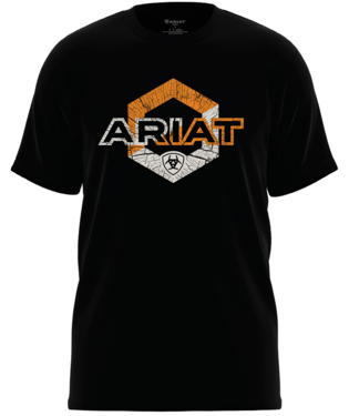 [10051760] MNS ARIAT HEXSTATIC SHORT SLEEVE T SHIRT BLACK