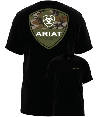 [10051762] MNS ARIAT CAMO CORPS SHORT SLEEVE T SHIRT BLACK