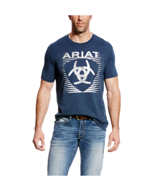 [10019779] MNS SHADE T SHIRT NAVY HEATHER
