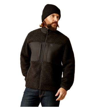 [10051994] MNS ODESSA SHERPA JACKET BLACK