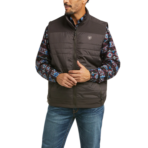 [10037554] MNS ELEVATION INSULATED VEST ESPRESSO