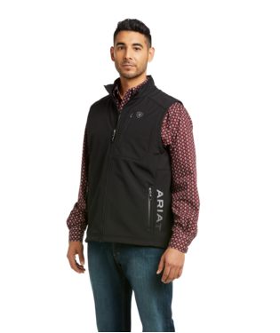 [10037559] MNS LOGO 2.0 PATRIOT SOFTSHELL VEST BLACK