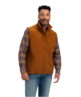 [10041620] MNS LOGO 2.0 SOFTSHELL VEST CHESTNUT