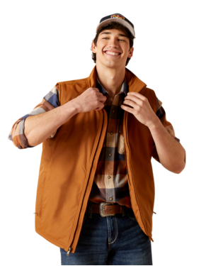[10046718] MNS TEAM LOGO INS VEST CHESTNUT