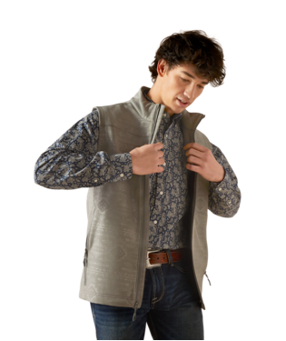 [10046791] MNS VRNN 2.0 SFTSHLL VEST JETTY GREY EMBOSSED