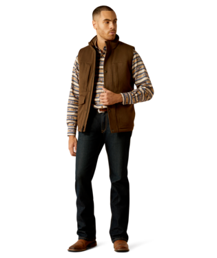 [10052444] MNS ABILENE VEST WREN HEATHER