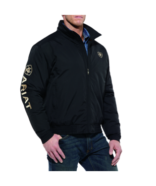 [10009945] MNS TEAM LOGO INS JACKET BLACK