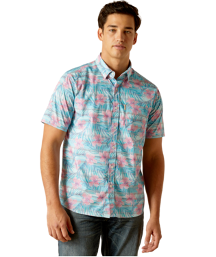 [10051539] MNS MONROE MDRN SHORT SLEEVE SHIRT MISTY JADE