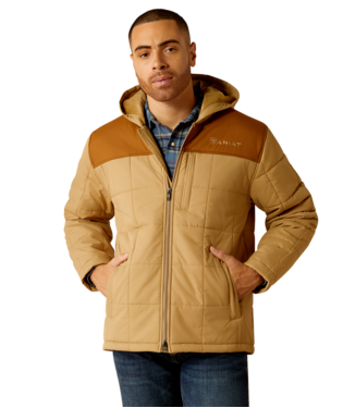 [10052776] MNS CRIUS HOODED INSULATED JACKET KELP/RUBBER
