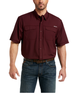 [10035390] MNS VENTTEK OUTBOUND SHORT SLEEVE SHIRT BERRY BARK