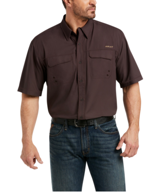 [10035441] MNS VENTTEK OUTBOUND SHORT SLEEVE SHIRT CHOCOLATE