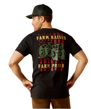 [10053999] MNS ARIAT FARM RAISED SHORT SLEEVE T SHIRT BLACK