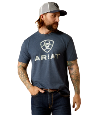 [10054179] MNS LBRTY USA DIGI CAMO SHORT SLEEVE T SHIRT NAVY HEATHER