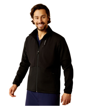 [10041876] MNS GALEN FLEECE SCRUB JACKET BLACK