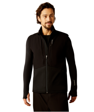 [10041877] MNS GALEN FLEECE SCRUB VEST BLACK