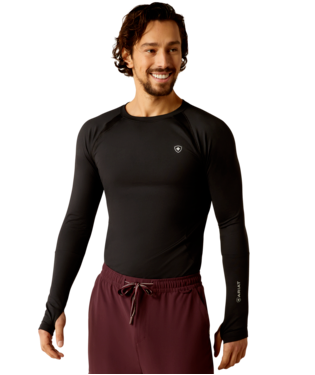 [10041881] MNS VENTTEK UNDERSB DRST LONG SLEEVE BASELAYER SHIRT BLACK