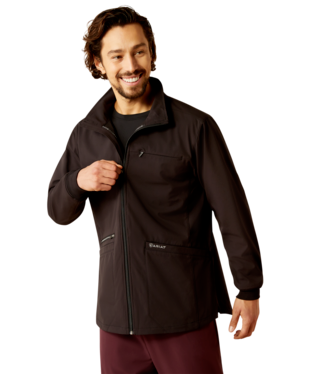 [10041884] MNS CONRAD UTILITY SCRUB JACKET BLACK